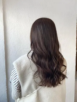 ロング カラー ヘアアレンジ 中西 未有のヘアスタイル