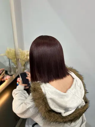 ショート カラー yuzuki/ ハイトーン・エクステのヘアスタイル