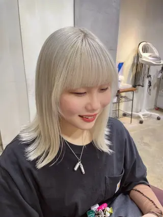 ミディアム ゆい .🎀のヘアスタイル