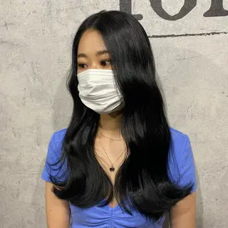 ロング カラー 韓国レイヤー/ 顔周り💕田中将吾のヘアスタイル