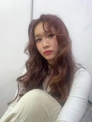 カラー ness 一花のヘアスタイル