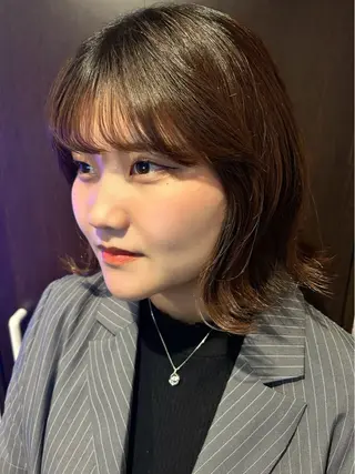 ミディアム 立石実佑🎀 モデル募集中🎀のヘアスタイル