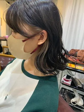 ミディアム CECIL hair なんば店所属・メンズパーマ 艶髪☆店長☆有馬のヘアスタイル