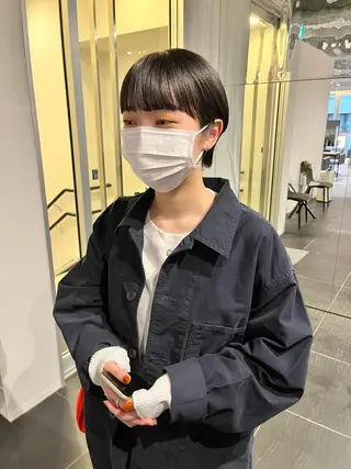 ショート ショート/パーマ/ カラー/FUKOのヘアスタイル