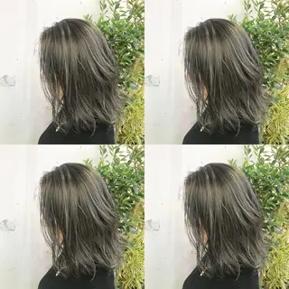 ミディアム カラー ヘアアレンジ 垢抜け案内人 鈴木聖矢✂️のヘアスタイル