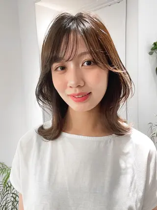 ミディアム fifth天神/末廣 和也のヘアスタイル