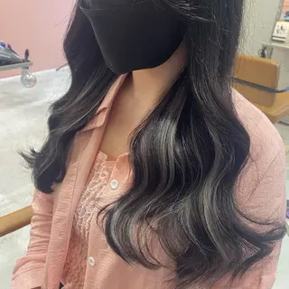 ロング カラー 韓国・網紅 🦋HONOKA🦋のヘアスタイル