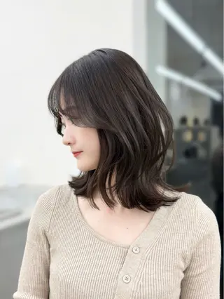 ミディアム カラー 🦋韓国系指名No1 店長/圓山 祐也🦋のヘアスタイル