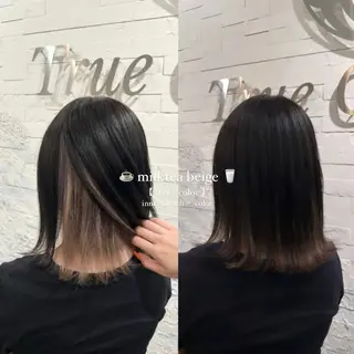 ショート カラー ヘアアレンジ 🩰‎暖色特化 / 𝐒𝐚𝐤𝐢🤎のヘアスタイル