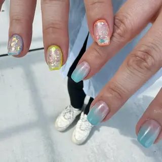 ショート -yuu-所属・Lino ﾟのネイルデザイン