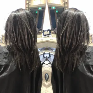 ミディアム カラー ブリーチカラー🌈 石垣翔太のヘアスタイル