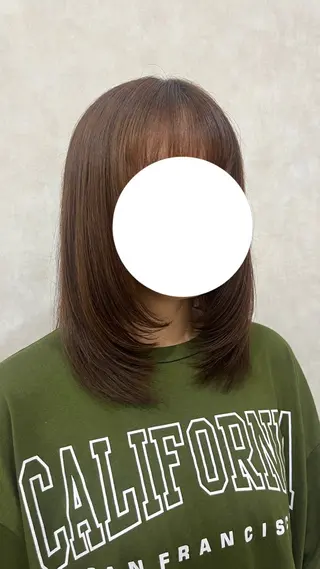 ミディアム ROEN ryokaのヘアスタイル