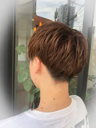 カラー メンズ あらい なつみのヘアスタイル