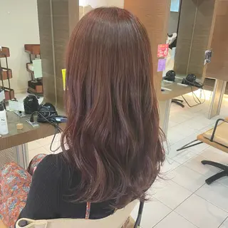 セミロング カラー 透明感カラー/ 寺田千雅子のヘアスタイル