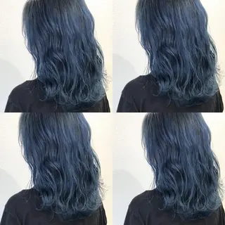 セミロング カラー Hanna by W_SALONのヘアスタイル