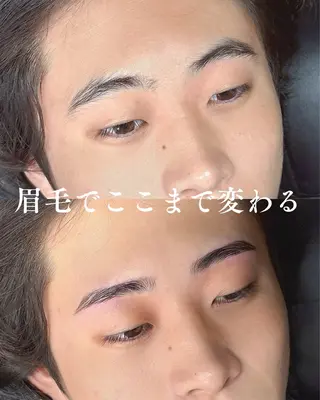 メンズ アイブロウ 16日○Re:gid Yusukeの眉毛・アイブロウイメージ