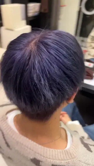 ショート カラー メンズ EARTH大宮宮原店所属・ri kuのヘアスタイル