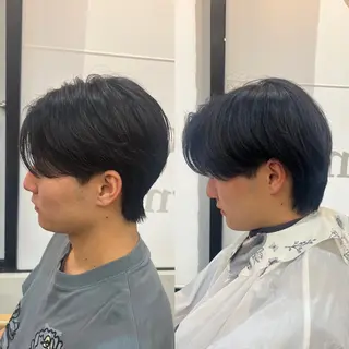 ショート パーマ メンズ カルマ・ニュアンス パーマ　須田龍世のヘアスタイル