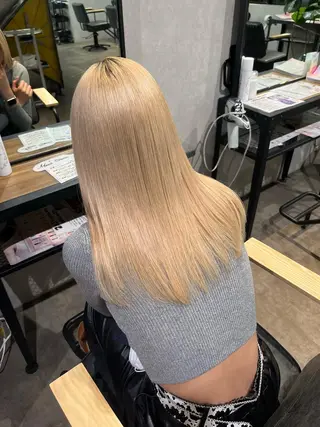 ロング 髪質改善&艶カラー/ ほんだあみ (♡)のヘアスタイル