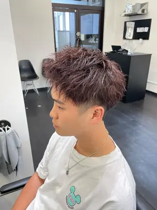カラー パーマ メンズ ✨ツイスパ特化✨鈴木 遼太のヘアスタイル