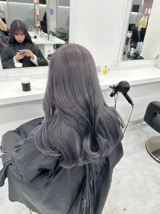 ロング カラー パーマ ヘアアレンジ メンズ キッズ ♥️韓国ヘア レイヤー♥️ゆりのヘアスタイル