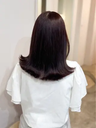 ミディアム 韓国アイドルヘア🤍 nanako🦋のヘアスタイル