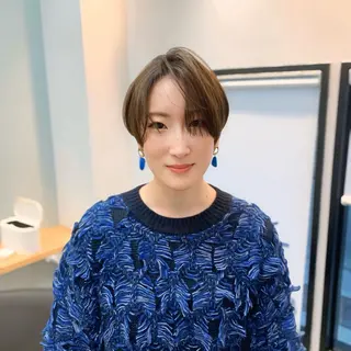 ショート カラー 前田 健太のヘアスタイル