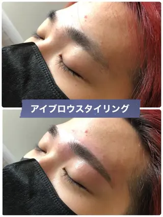 メンズ アイブロウ ブラジリアン☆WAX 🎖🌚YUKI🌚のエステ・リラクイメージ