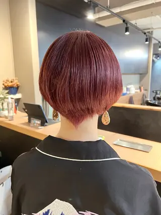 ショート カラー daiki 原宿のヘアスタイル