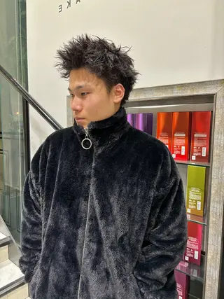 パーマ メンズ 骨格矯正/理論パーマ /悩み改善/yuyaのヘアスタイル