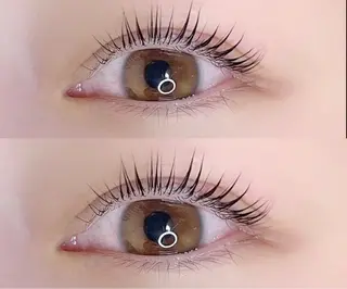 マツエク・マツパ eve🐰束間まつ毛 /透明感カラーのマツエク・マツパデザイン