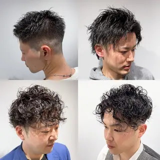 ショート パーマ メンズ 鈴木 祐斗のヘアスタイル