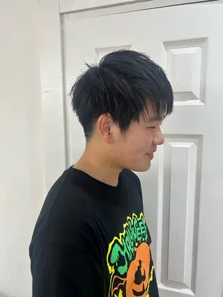 パーマ メンズ ナチュラル大人っぽい スタイル　MAORIのヘアスタイル