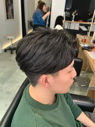 ショート パーマ メンズ メンズ特化カット・ パーマ🎈はなさかのヘアスタイル
