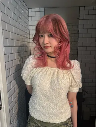 カラー ブリーチ特化/ 渋谷/TAIKIのヘアスタイル