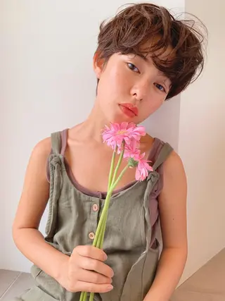 カラー 中澤 美緒のヘアスタイル