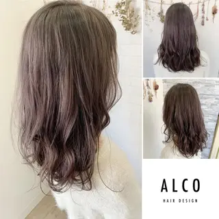 セミロング カラー ワタイショウタ 髪質改善✨眉毛サロンのヘアスタイル