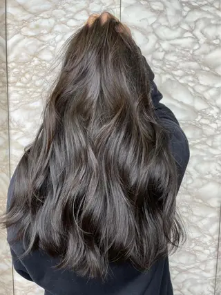 ロング カラー ヘアアレンジ 山崎 澪 レイヤーカット/大宮のヘアスタイル