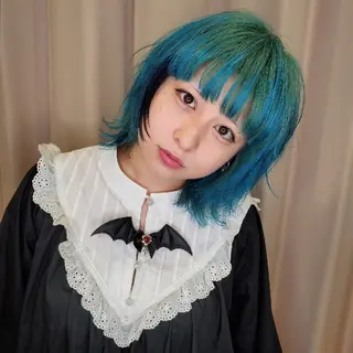 ミディアム 社内カット講師・店長 菅原賢一のヘアスタイル