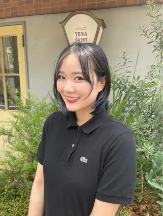 ショート カラー KURIA*⋆ஐ ブリーチ/韓国ヘアのヘアスタイル