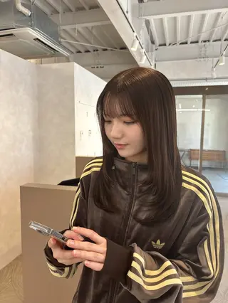 ロング yoshino /ナチュラル縮毛のヘアスタイル