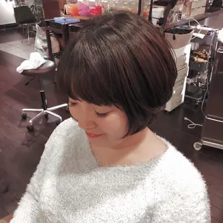 ショート カラー パーマ 土屋かすみ✁︎. ꙳ 姫カットのヘアスタイル