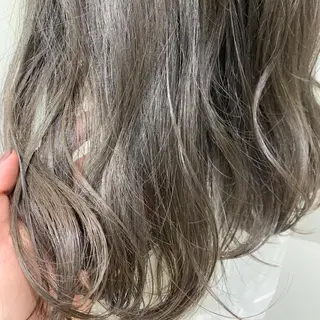 セミロング カラー minami🪷 暖色カラーのヘアスタイル