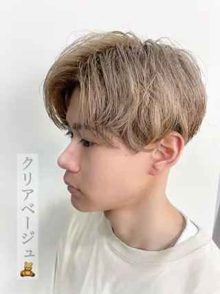 ショート カラー ヘアアレンジ メンズ アイブロウ メンズNO.1口コミ 高評価🟡三澤拓海✅のヘアスタイル