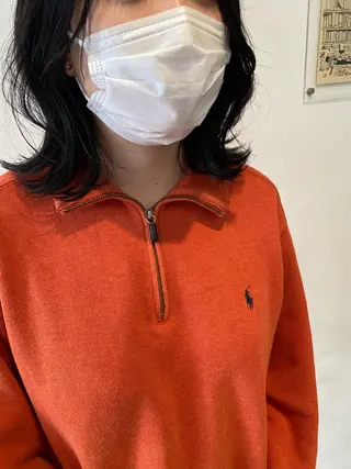 ミディアム わかばやし ゆうこのヘアスタイル
