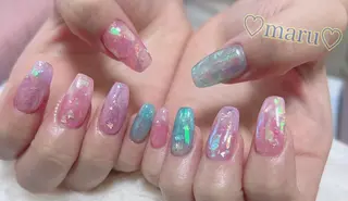 ネイル まるみ ♡のネイルデザイン