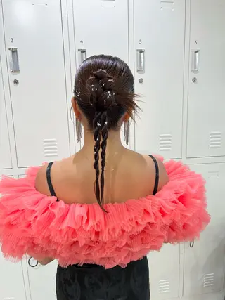 セミロング 横浜/艶髪/アレンジ FACE。ゆのんのヘアスタイル