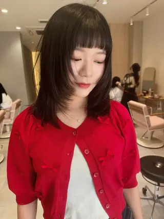 セミロング ✂️似合わせの魔術師 石田一樹✂️のヘアスタイル