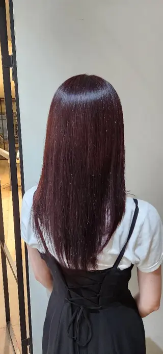 ロング カラー 青木 力のヘアスタイル