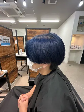 ショート カラー メンズ PARK.なんば本店 ミルボンAujua認定サロン[パーク]所属・辻優太/韓国ヘア/メ ンズ/ダウンパーマのヘアスタイル